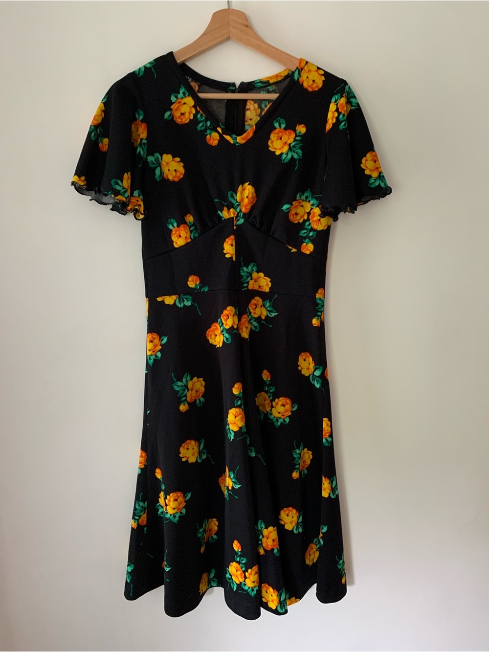 Vintage floral print dress